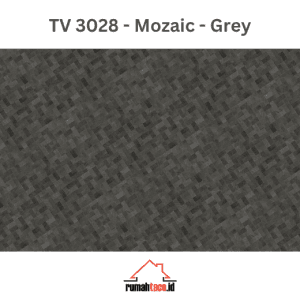 lantai vinyl taco 3mm TV 3028 Mozaic Grey stone series rumahtaco