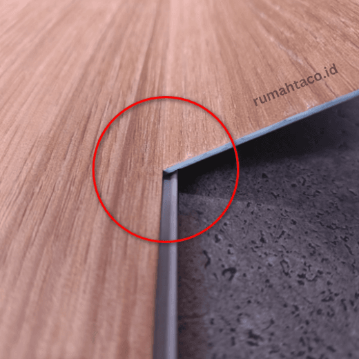 Lantai vinyl click and lock system