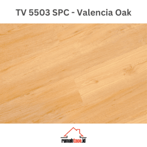 lantai SPC taco 5mm TV 5503 Valencia Oak motif kayu rumahtaco