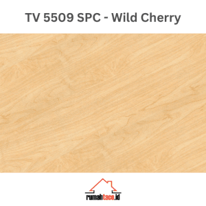 lantai SPC taco 5mm TV 5509 Wild Cherry motif kayu rumahtaco