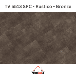 lantai SPC taco 5mm TV 5513 Rustico - Bronze motif batu rumahtaco