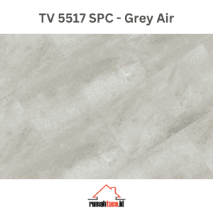 lantai SPC taco 5mm TV 5517 Grey Air motif batu rumahtaco