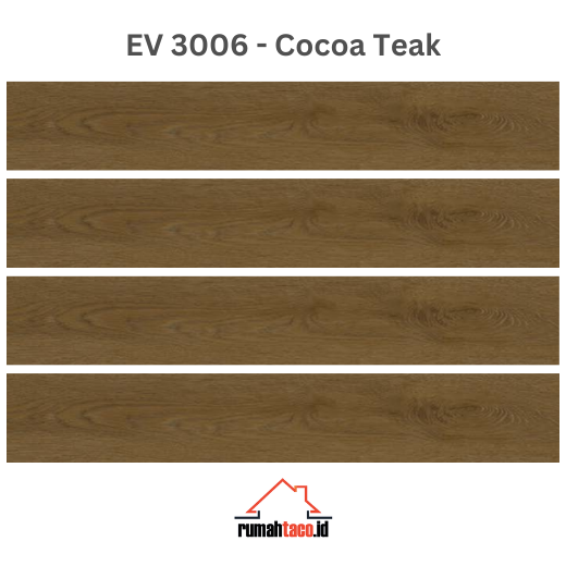 EV 3006 Cocoa Teak – ECO FLOORING Vinyl 3mm